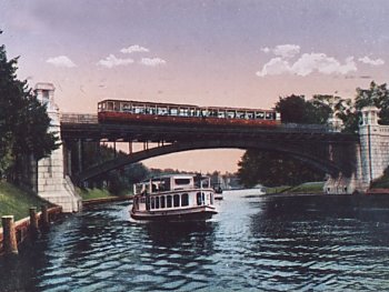 Bilder von Hamburg | Fotos der Alster | U-Bahnbr�cke Hudtwalckerstr.