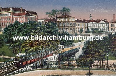 historische U-Bahn Station Landungsbrcken ca. 1918