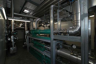 04_23216 Leitungssystem im Biogaswerk Stellinger Moor. 