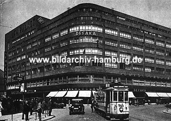 011_15114 - Blick zum Deutschlandhaus Ecke Dammtorstrasse; das Gebude wurde 1929 errichtet, Architekten Block & Hochfeld. 