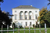 9876_9591 Elbseite der Klassizistischen Architektur in der Palmaille. R�ckseite des klassizistischen Geb�udes in der Palmaille Nr. 49. Angelegt wurde die Altonaer Strasse PALMAILLE 1638, f�r das dem Croquet verwandte italienischen Ballspiel Palla a maglio (franz�sisch Pallmail, niederl�ndisch Palmalie 