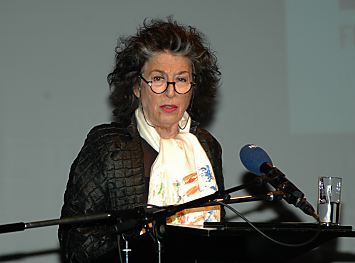 03_13760 - die Publizistin Lea Rosh anlsslich ihrer Rede bei der Bertini- Preis- Verleihung im Ernst Deutsch Theater