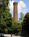 1447_3632 Der 64 m hohe Turm der Wasserwerke in Rothenburgsort ist das Wahrzeichen des Stadtteils. Der Wasserturm wurde 1848 nach Plänen von Alexis de Chateauneuf errichtet.