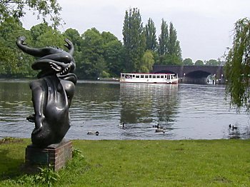 Bilder Hamburg Sehensw�rdigkeiten Alster 2002_2398_0992