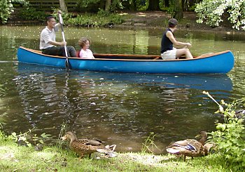 Bilder Hamburg Sehensw�rdigkeiten Alster Kanu 2002_2398_099