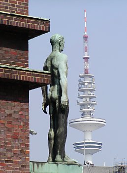 Fotos Hamburg Sehensw�rdigkeiten Architektur Fernsehturm  2002_7459_09992