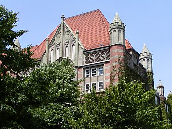 Fotos Hamburg Sehensw�rdigkeiten Architektur Schl�terstr. Postgeb�ude  2002_7459_09995