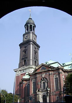 Bilder Hamburg Sehensw�rdigkeiten Kirchen St. Michaelis 2002_1798_02