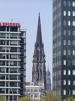Bilder Hamburg Sehensw�rdigkeiten Kirchen St. Nikolaikirche 2002_1798_098