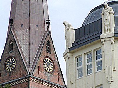 Bilder Hamburg Sehensw�rdigkeiten Kirchen St. Petrikirche 2002_1798_0992
