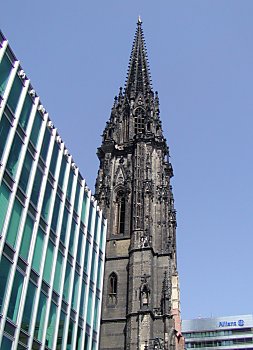 Bilder Hamburg Sehensw�rdigkeiten Kirchen St. Nikolaikirche 2002_1798_099