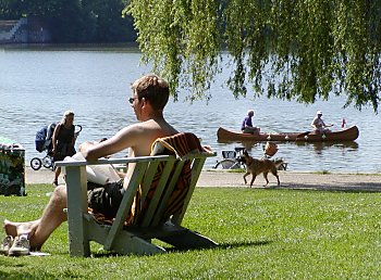 Fotos Hamburg Sehensw�rdigkeiten Stadtpark  See 2002_90561_091
