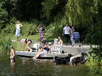 Fotos Hamburg Sehensw�rdigkeiten Stadtpark  See 2002_90561_09