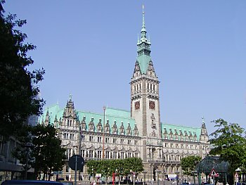 Fotos Hamburg Sehensw�rdigkeiten Rathaus