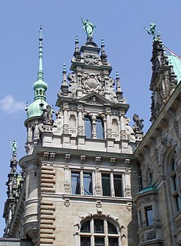 Bilder Hamburg Sehensw�rdigkeiten Rathaus