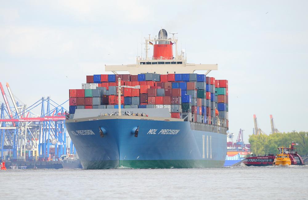 7156 Frachter Mol Precision Hamburger Hafen Hafenfaehre