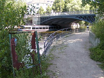 Hamburg Bildarchiv Alster schwanenwikbrcke