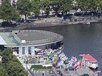 Fotos Hamburg Sehenswrdigkeiten Alster Jungferstieg Pavillon