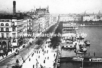 Fotos Hamburg Sehenswrdigkeiten Alster Jungferstieg Pavillon