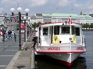 Fotos Hamburg Sehenswrdigkeiten Alster Anleger Dampfer