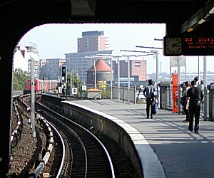 Bahnsteig Landungsbrücken 2001