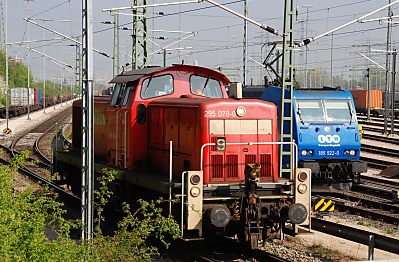 011_15565 Rangierlok auf dem Seehafen - Bahnhof Alte Sderelbe. 