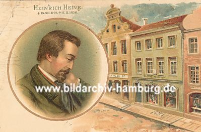 02_08021 -  Geburtshaus Heinrich Heine in Dsseldorf; es wurde im Krieg zerstrt und 1950 originalgetreu wieder aufgebaut. 