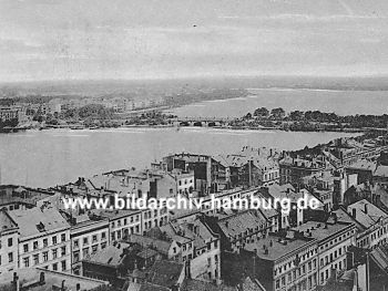 011_15176 - Blick ber das Areal der jetzigen Europapassage ca. 1900.