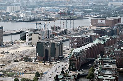 011_14700 Baustelle Hamburger Hafencity August 06