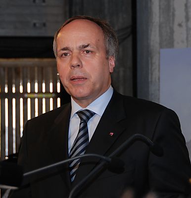 011_15447 Henner Mahlstedt, der Vorstands- vorsitzende Hochtief Construction AG, die für die Ausführung der aufwändigen Bauarbeiten zuständig ist.