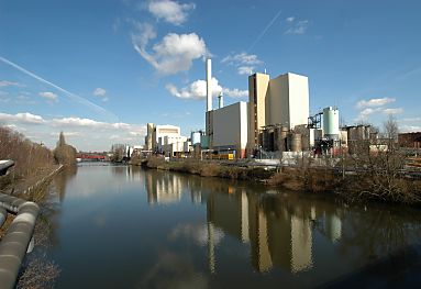 04_23060 Ansicht der Mllverbrennungsanlage am Tiefstakkanal. 