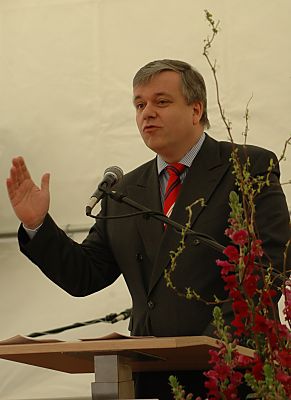 04_23095 Dr. Michael Freytag, Senator fr Stadtentwicklung und Umwelt anlsslich der Einweihung vom Biomasse- Heizkraftwerk Borsigstrasse 