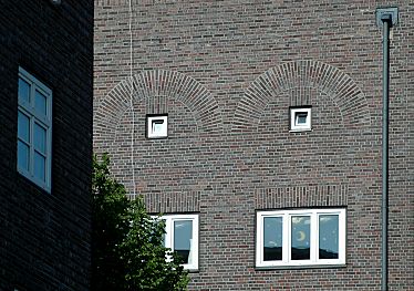 Backsteinarchitektur auf der Veddel