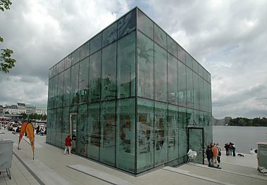 011_14141 - moderne Glasarchitektur am Jungfernstieg. 