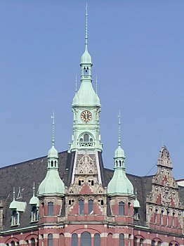 Hamburg Freihafen Speicherstadt 