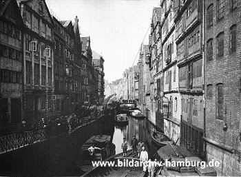 Hamburg Freihafen Speicherstadt 