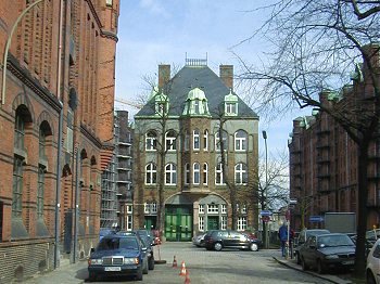 Hamburg Freihafen Speicherstadt 