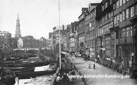 Hamburg Freihafen Speicherstadt 