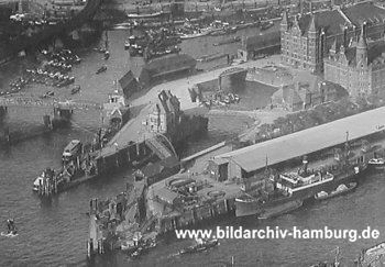 Hamburg Freihafen Speicherstadt 