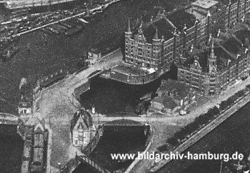 Hamburg Freihafen Speicherstadt 