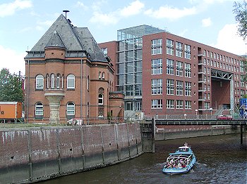 Hamburg Freihafen Speicherstadt 