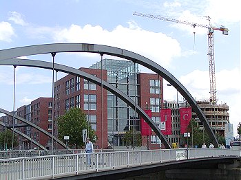 Hamburg Freihafen Speicherstadt 