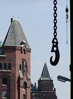 Hamburg Freihafen Speicherstadt 