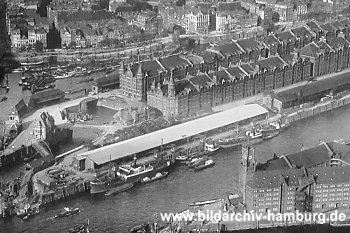 Hamburg Freihafen Speicherstadt 