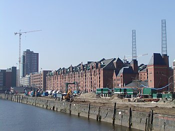 Hamburg Freihafen Speicherstadt 