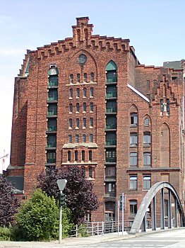 Hamburg Freihafen Speicherstadt 