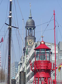 Hamburg Kirchen St. Michaelis Feuerschiff