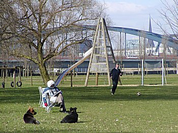 Hamburg Elbpark Entenwerder