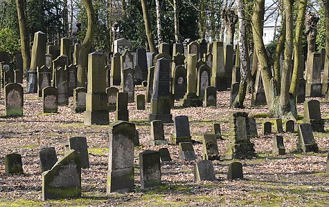 11_17436 - der jdische Friedhof in Langenfelde wurde  als Alternative zum Ohlsdorfer Friedhof gegrndet. 