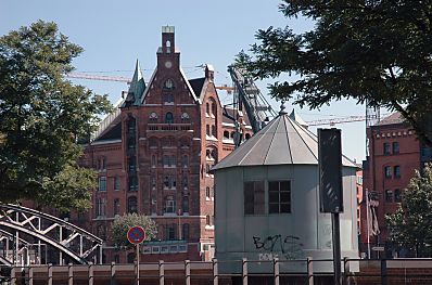 04_22937 - Bei dem neuen Krahn, Brooksbrcke und Speicherstadt.